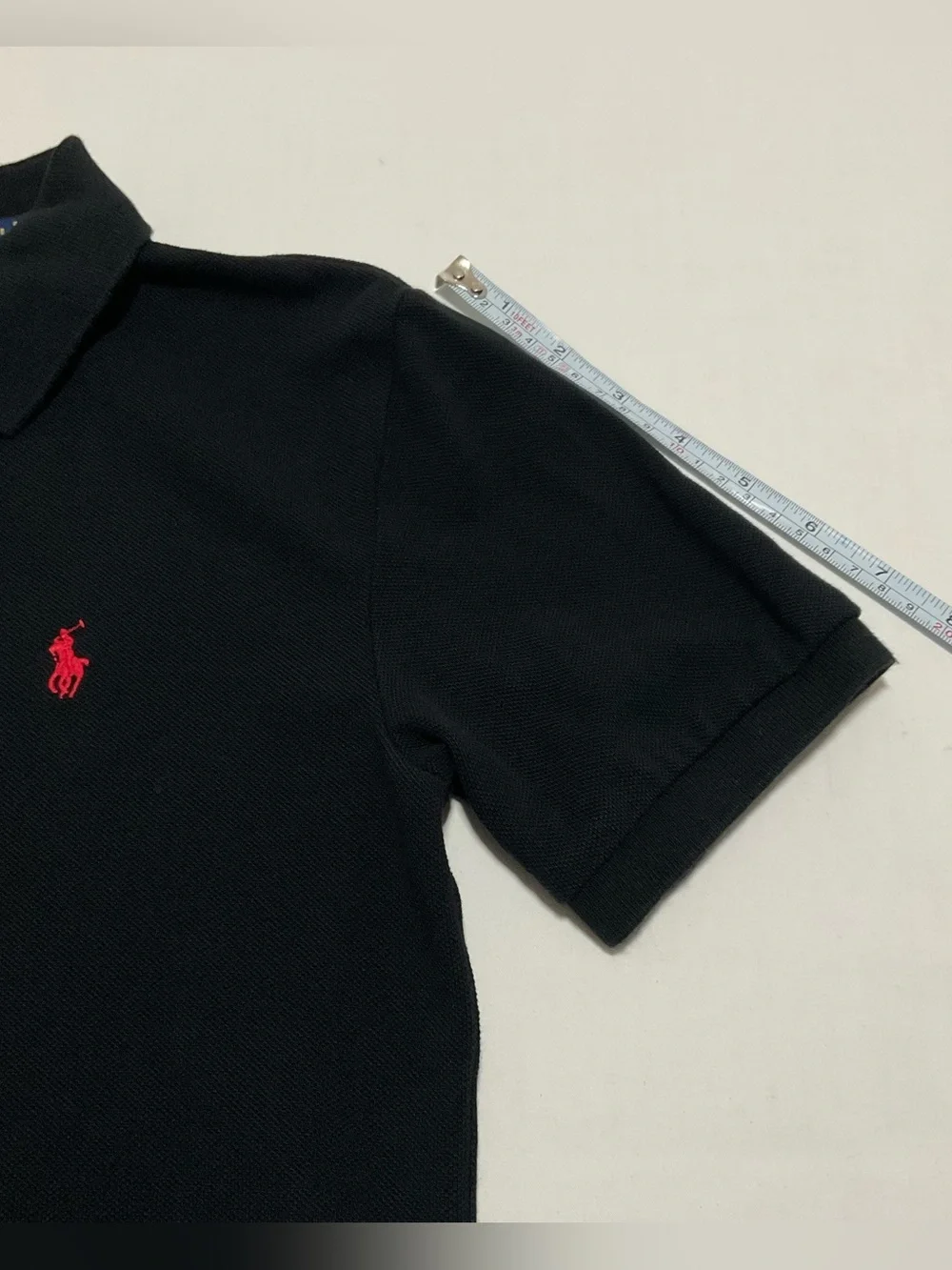 Polo Ralph Lauren Boys Black Polo Shirt M 10-12 Short Sleeve